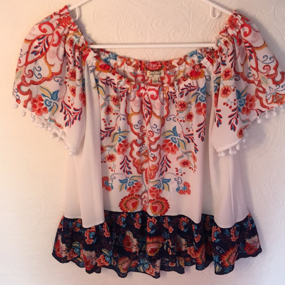 Size Large Floral Blouse